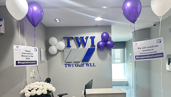 Reception at TWI Gulf WLL