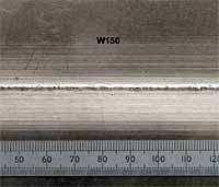 3b) Bottom weld bead profile
