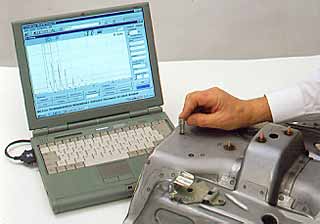 Fig.5. PC based ultrasonic testing equipment Courtesy AGFA NDT