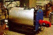 Horizontal boiler for export, pre-assembled and tested in Fulton's Bristol factory