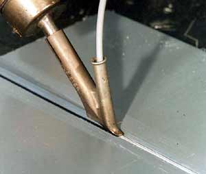 Fig.3. Hot gas speed welding