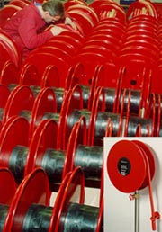 Hose reel production efficiency is greatly improved
