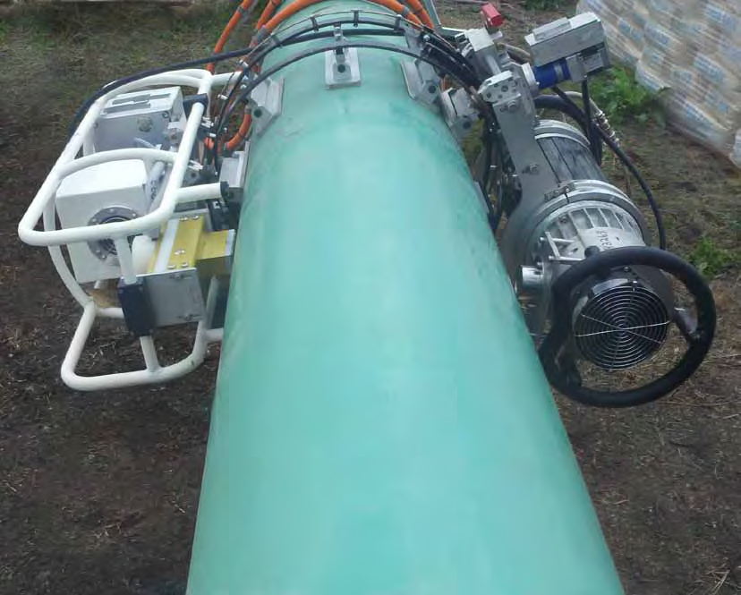 Portable Real Time Radiographic unit for pipeline inspection Courtesy Shaw Pipeline Services..