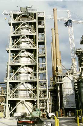 Mobil's Beaumont Refinery hydrocracker