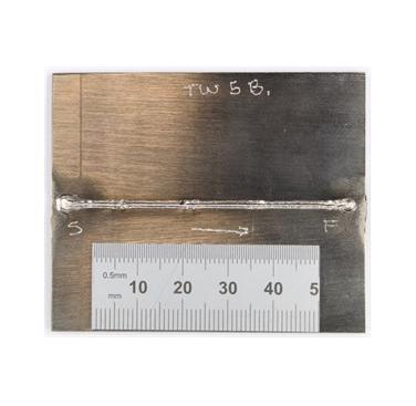 Figure 1: 2.5 mm deep EB welded plates