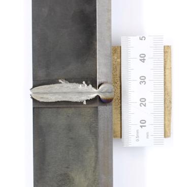 Figure 2: Linear friction welded specimen