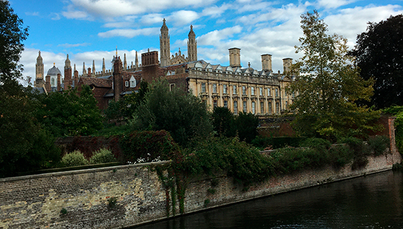 View over the river with King's College Chapel in the distance. Photo: NSIRC