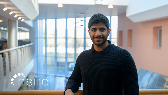 Mohammad Alghfeli has joined NSIRC to being his PhD with the University of Cambridge and is sponsored by NIC (Non-metallic Innovation Centre). Photo: TWI Ltd / NSIRC