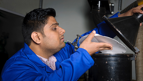 Vishal Vats, NSIRC PhD student with Teesside University, sponsored by TWI Ltd. Photo: TWI Ltd / NSIRC