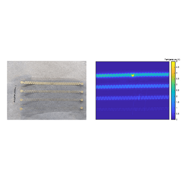 Figure 2.  Scratched VTT sample and amplitude image