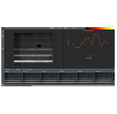 Figure 4. View of the GUI with actual sample data