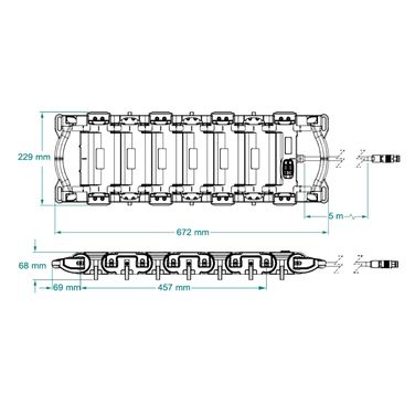 Figure 2. Six Channel Probe