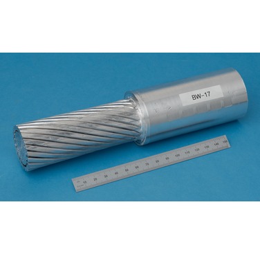 Figure 1. Single-sided RFW stranded aluminium cable to aluminium bar