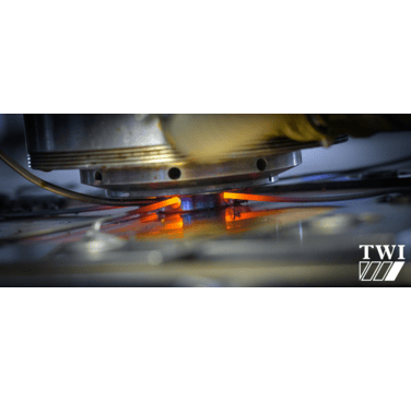 Figure 2. CoreFlow® friction stir channelling of copper in action