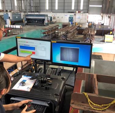 Figure 10. The live inspection at UniKL-MIMET