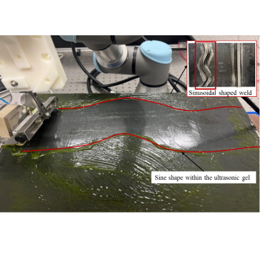 Figure 5. Automatic weld tracking
