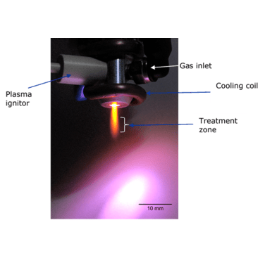 Figure 1: Cold Atmospheric Plasma Plume