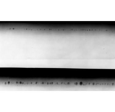  Figure 5. Porosity in fillet welds with the result of a radiographic inspection