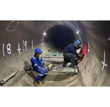 Figure 10. Pipeline inspection in progress
