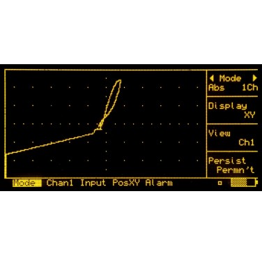 Figure 2. Example of Eddy current signal taken from Phasec 2200 system which indicates defective weld