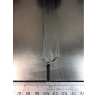 Figure 11. Friction stir gap bridging