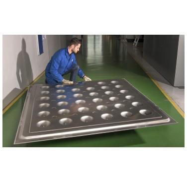 Figure 19. Floating assembly prototype fabricated with FSW and FSSW