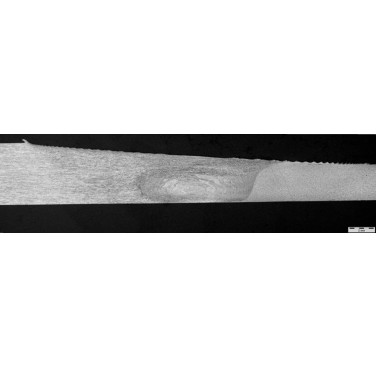 Figure 6. LightBlank, cross section of an FSW joint between AA6082-T6 plates with thicknesses of 3mm and 5mm