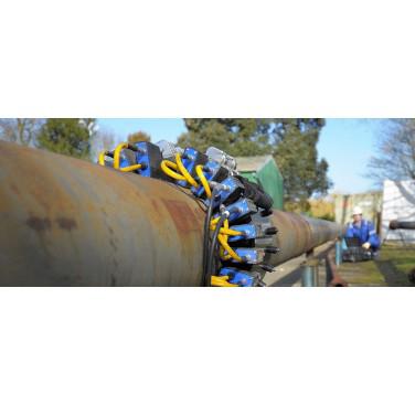 Figure 2. Guided wave inspection equipment