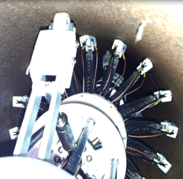 Figure 9. Internal collar for pigging inspection using long range ultrasonic testing