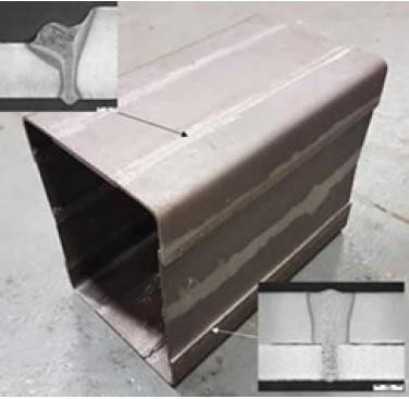 Figure 5. Laser welded tailored blank