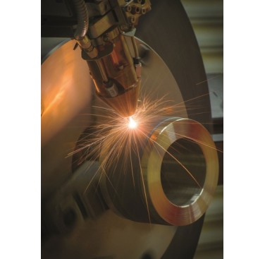 Figure 12. Shaft refurbishment using laser cladding