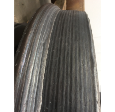 Figure 4. Remanufactured train wheel