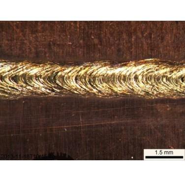 Figure 37. Copper and aluminium weld