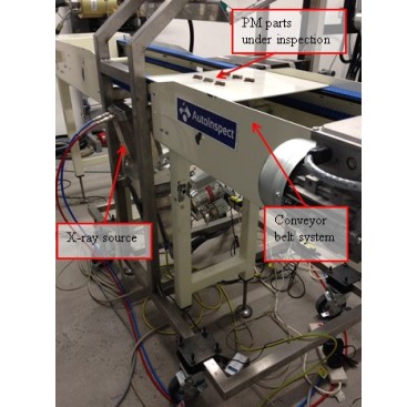 Figure 3. Side view of the AutoInspect prototype automated DR inspection system