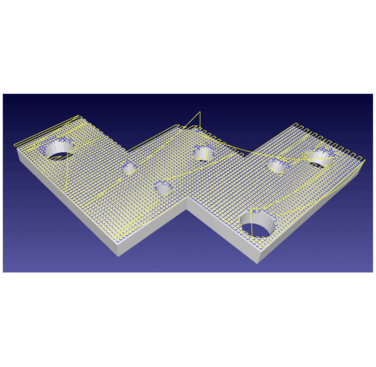 Figure 3: AI-assisted NDT Scanning of Unknown Geometries using Collaborative Robots - demonstration of CFSA