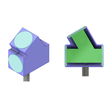 Figure 9. 3D CAD drawing of the designed capsule