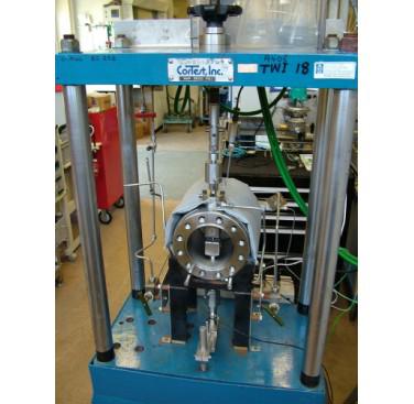Figure 15. Photograph of RLT equipment (ie a modified SSRT rig, with an autoclave used as the environmental chamber)
