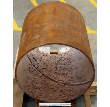 Figure 2. KOC pipeline sample showing internal corrosion