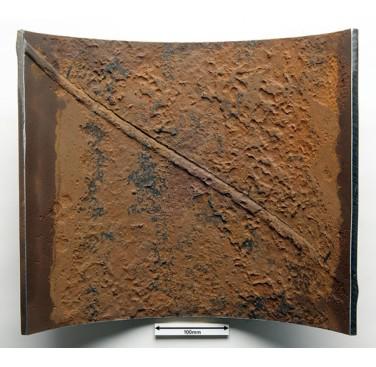 Figure 3. Detail of internal corrosion in cutaway of KOC pipeline sample