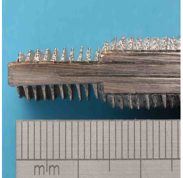 Figure 3. The pretreated metal
