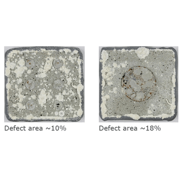 Figure 2. Photographs of specimens after 420 days of testing in ASTM D1141 synthetic seawater