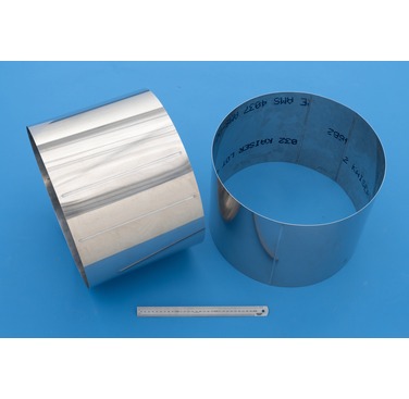 Figure 5: Aluminium cylindrical liners produced using SS-µFSW