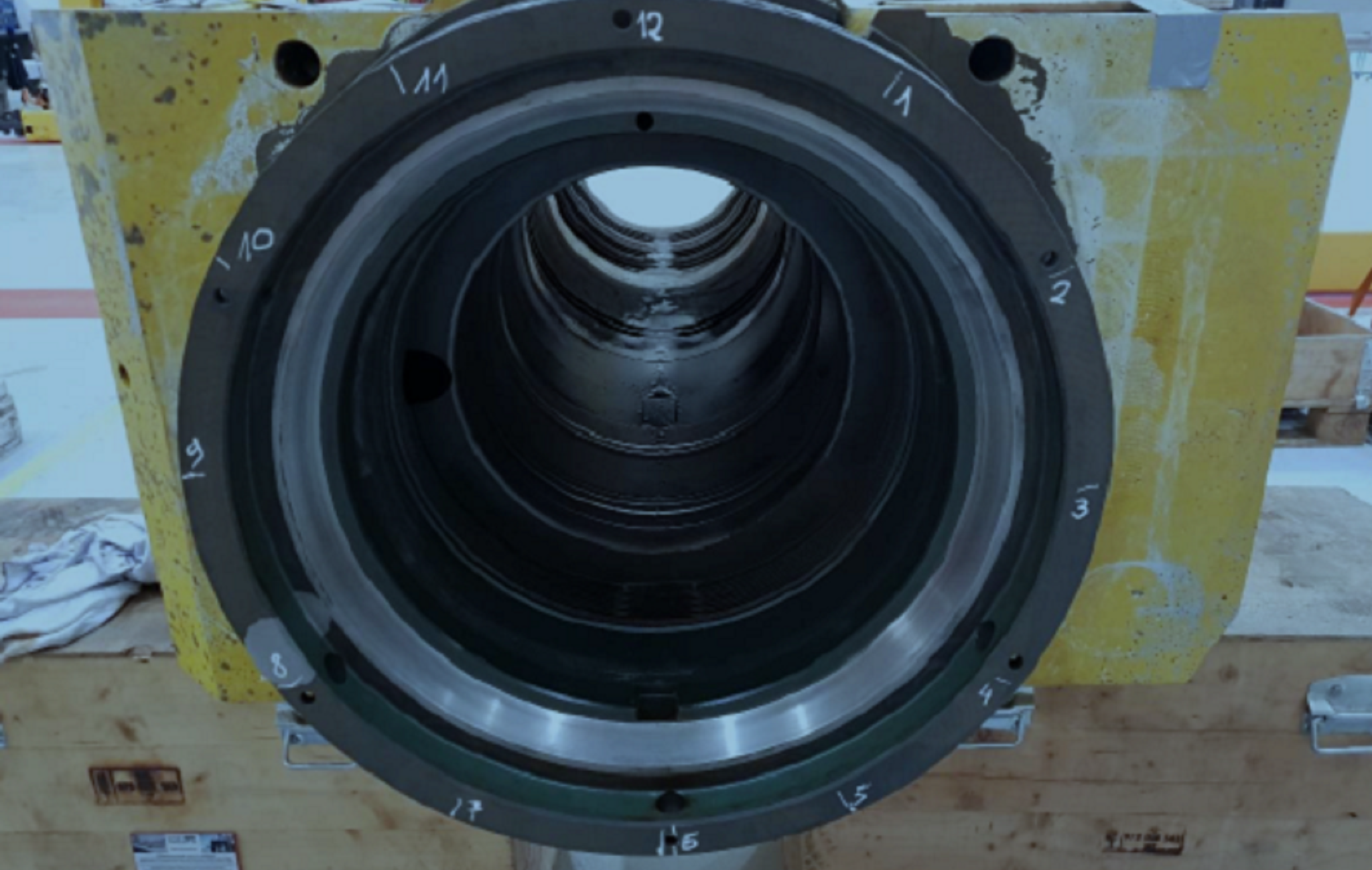 External thread crack detection using eddy current testing TWI