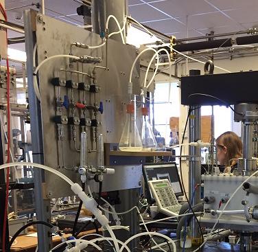 Figure 2. De-aerated seawater test equipment in TWI laboratory