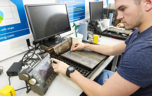 Phased array ultrasonic testing inspection system - TWI