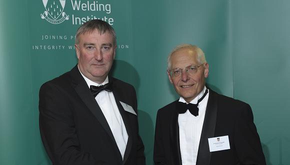 Henryk Pikarski (right) with Mike Clover of Johnson Matthey plc