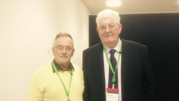 David Staines (left) and Bryan Martin (right)