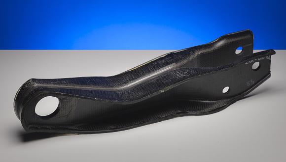 Figure 1: The lower control arm of a car suspension system that has been made during this project