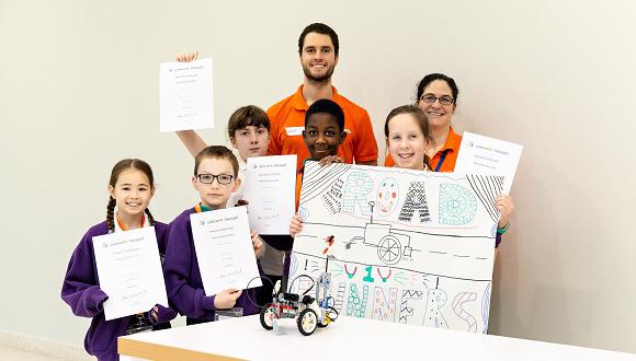 The Road Runner team were awarded certificates for 'Best Design.'
