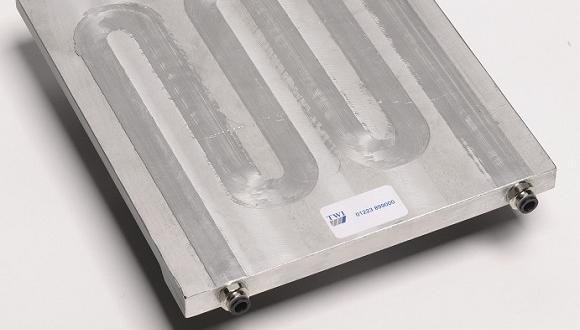 Cooling plate demonstrator (a) General view